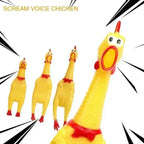 Squeaky Chicken Dog Toy