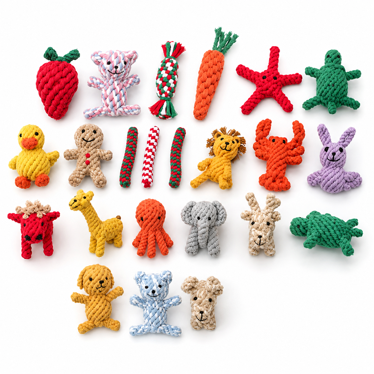 Animal Teeth Cleaning Rope Toys