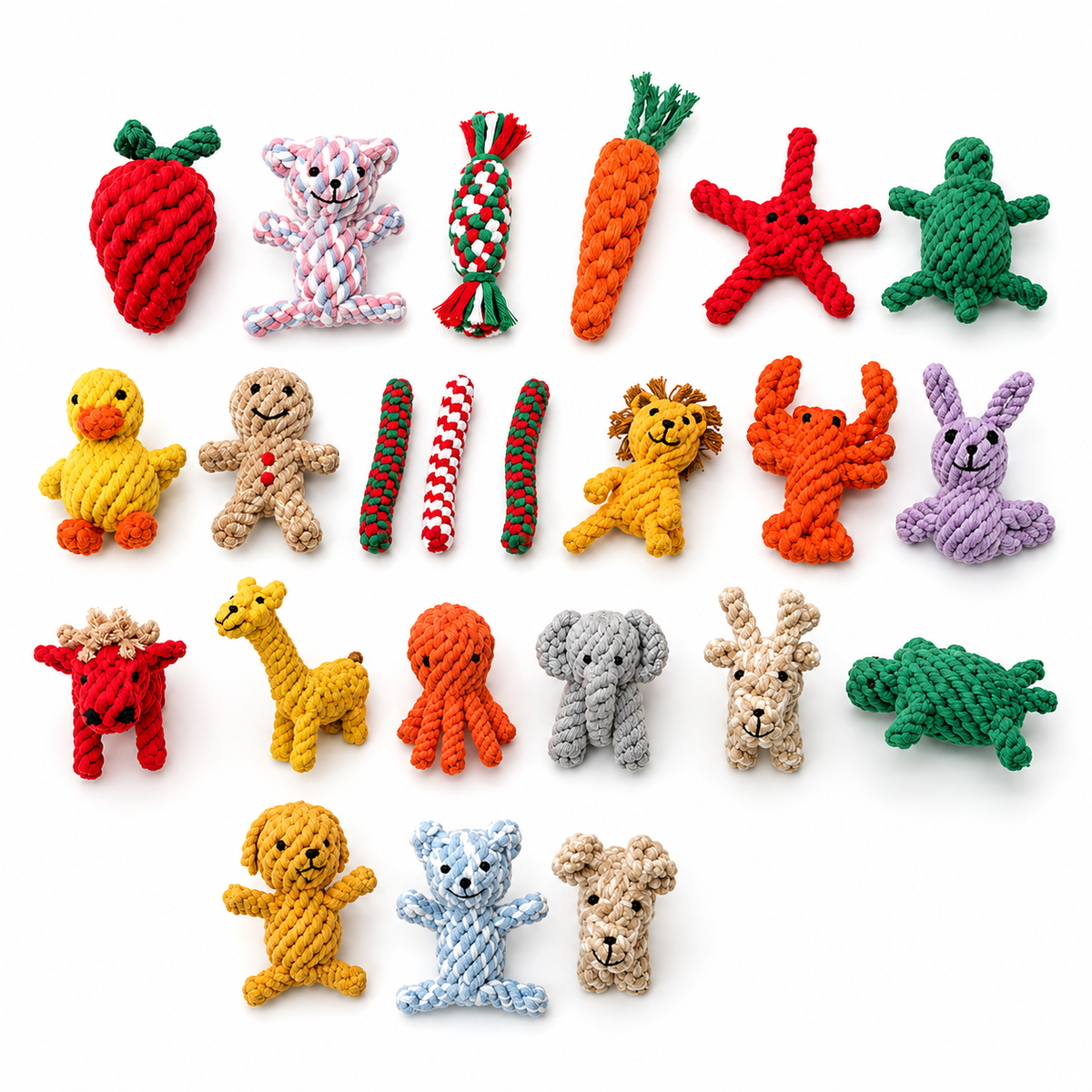 Animal Teeth Cleaning Rope Toys