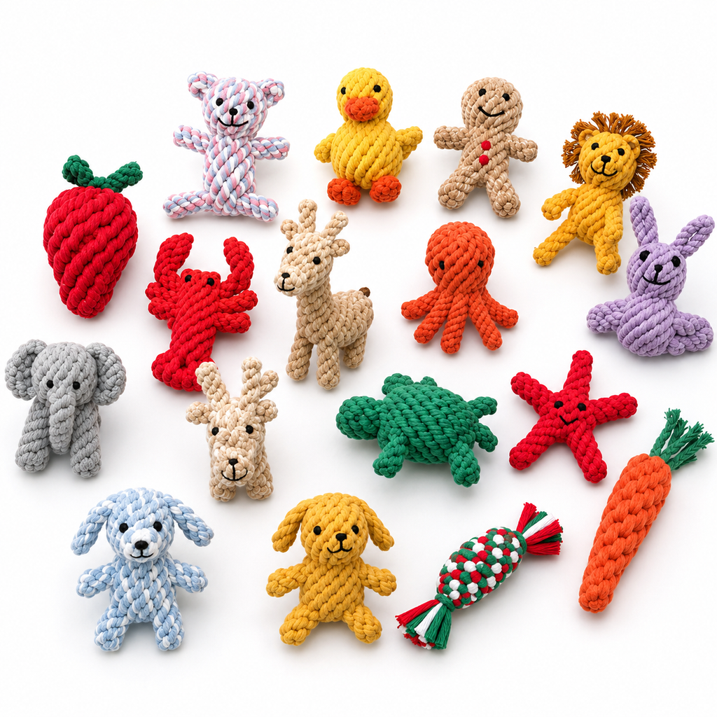 Animal Teeth Cleaning Rope Toys