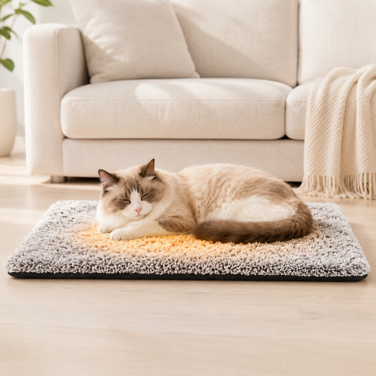Self-heating Pet Bed