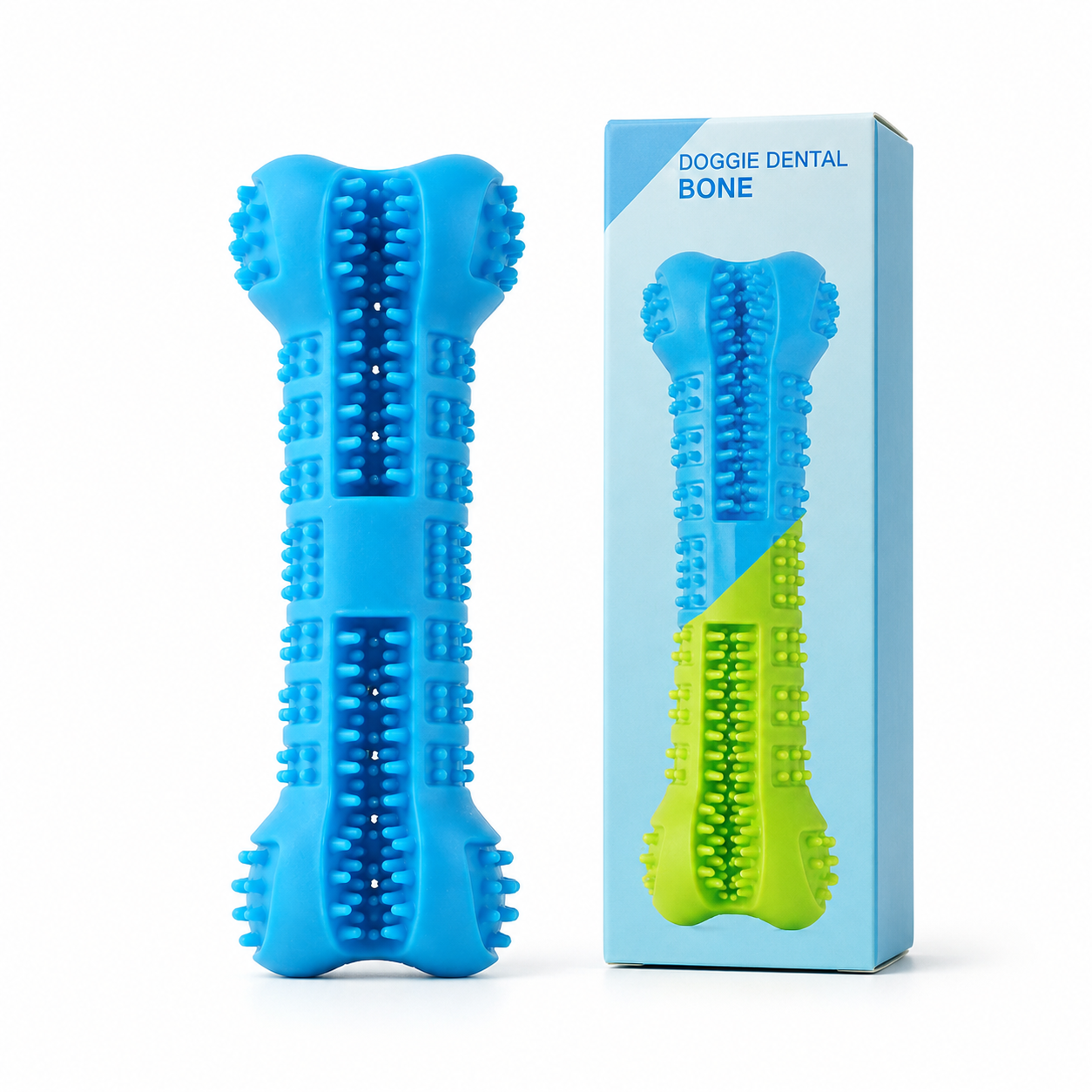 Pet Dog Silicone Bone Toothbrush Toy