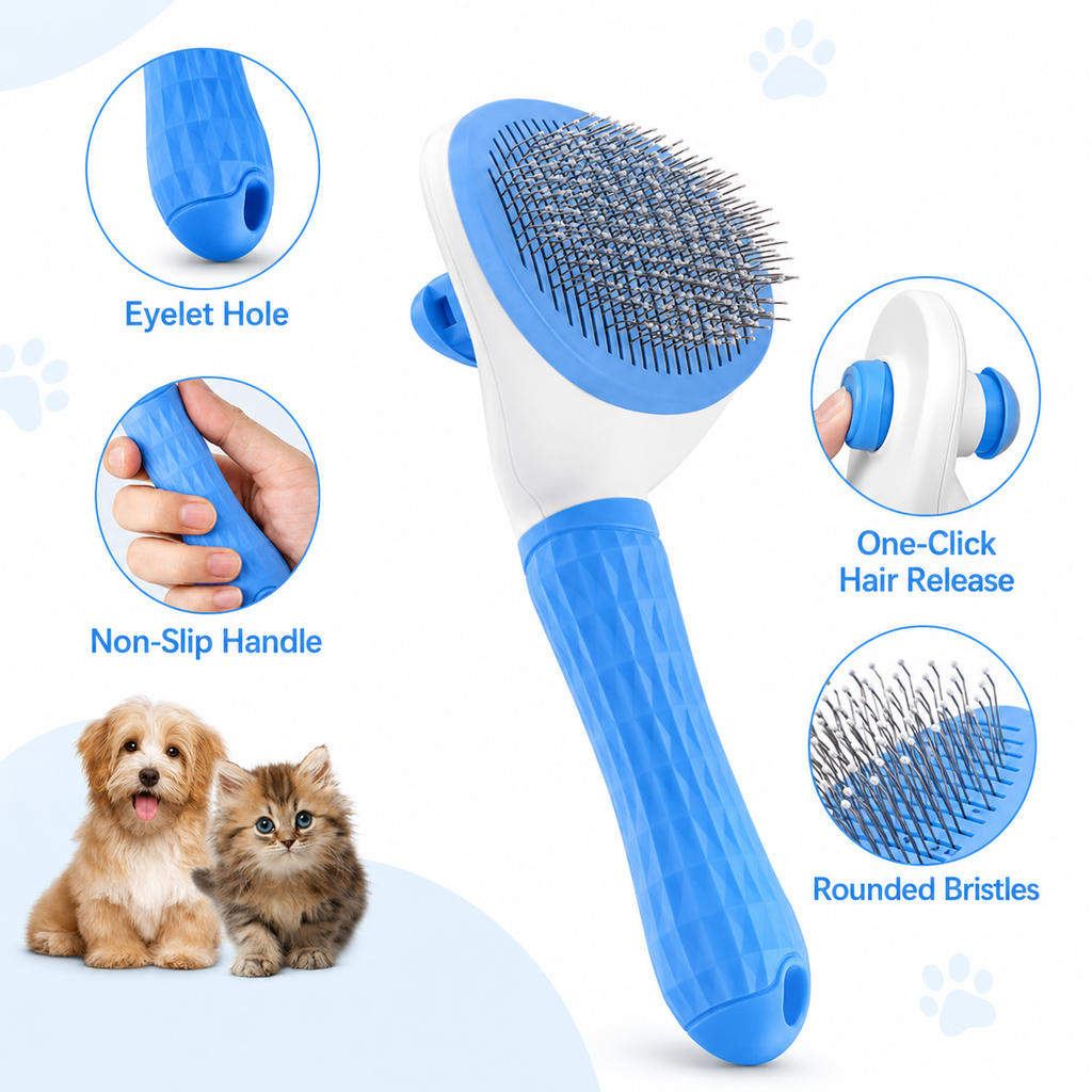 Pet Self Cleaning Comb