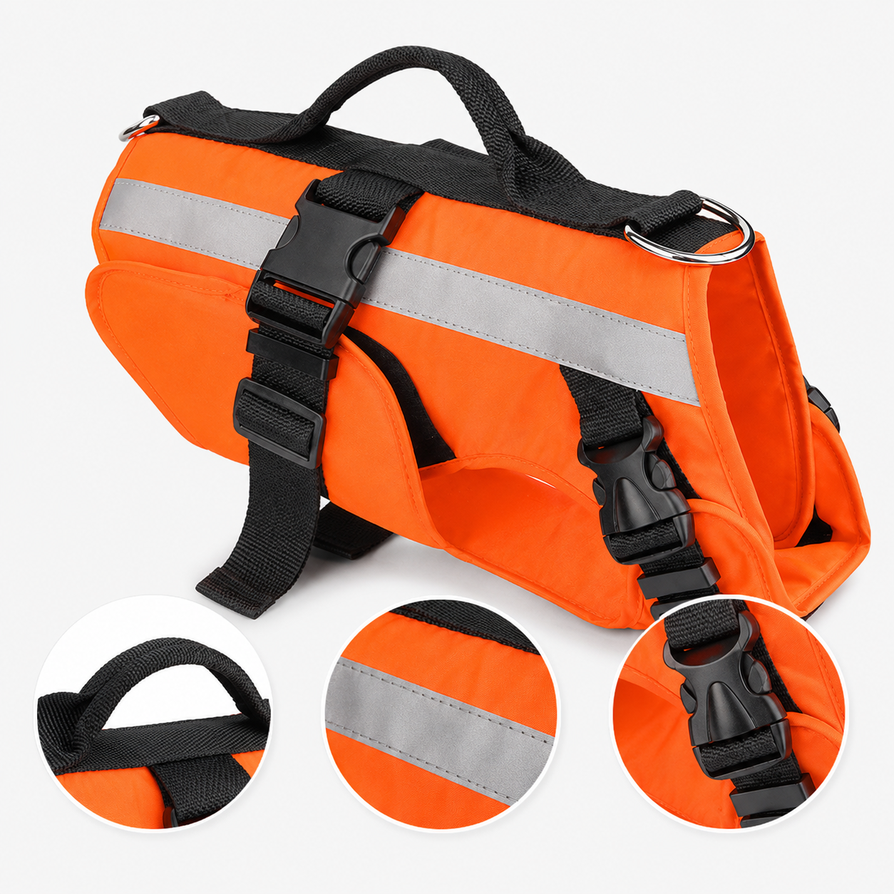 Reflective Dog Life Jacket Vests