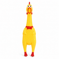 Squeaky Chicken Dog Toy