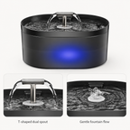 T-shaped Dual-spout Pet Water Fountain