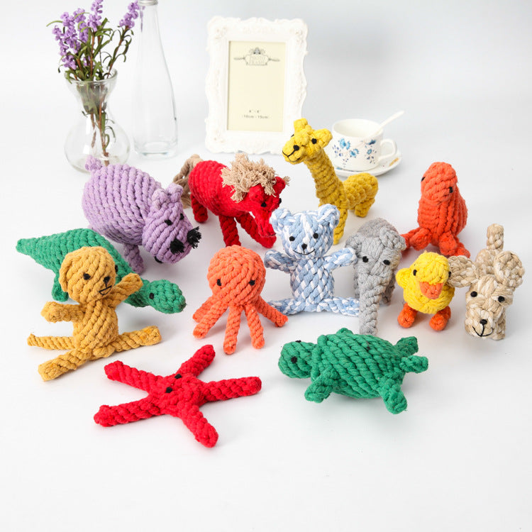 Animal Teeth Cleaning Rope Toys